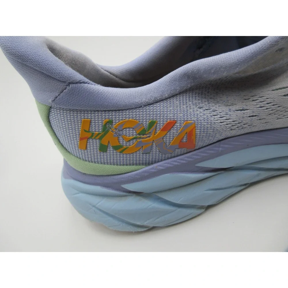 Hoka One Shoes Womens Size 8.5 Purple Clifton 8 Running Sneakers‎ 1119394 BLSG